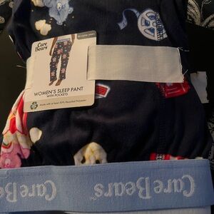 Care Bears Women's Sleep Pants with Colorful Bear Designs